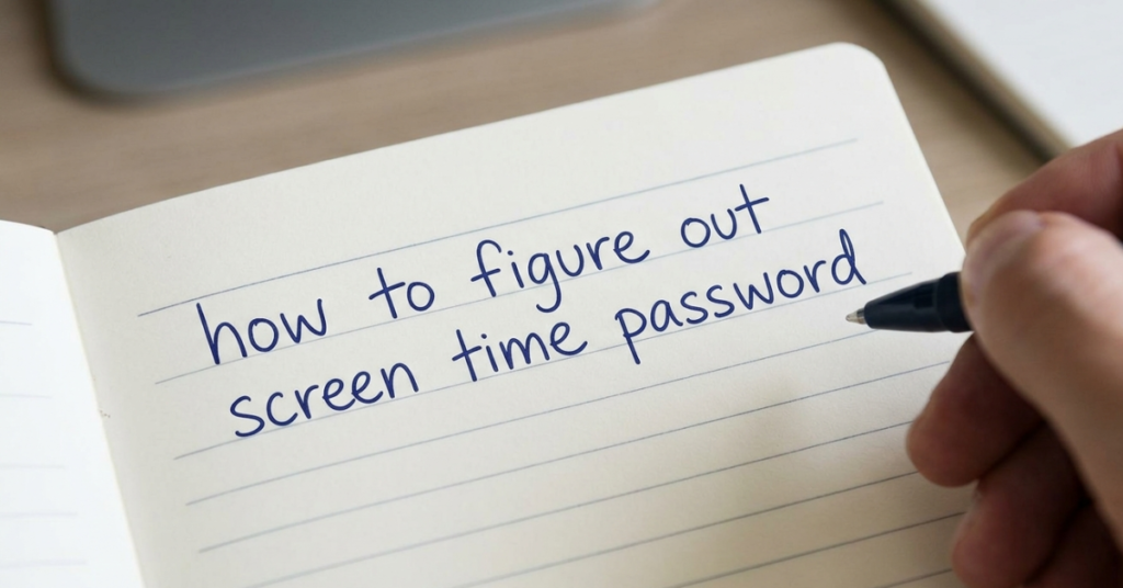 How to Figure Out Screen Time Password (Safely & Legally)