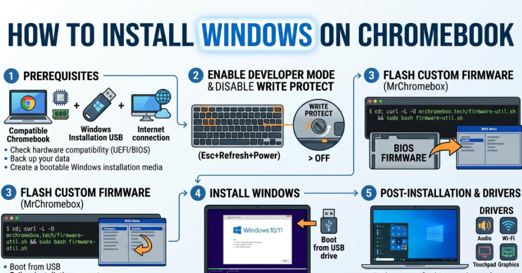 How to Install Windows on Chromebook