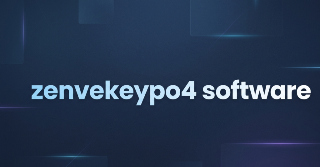 Zenvekeypo4 Software: Complete Guide, Problems & Fixes