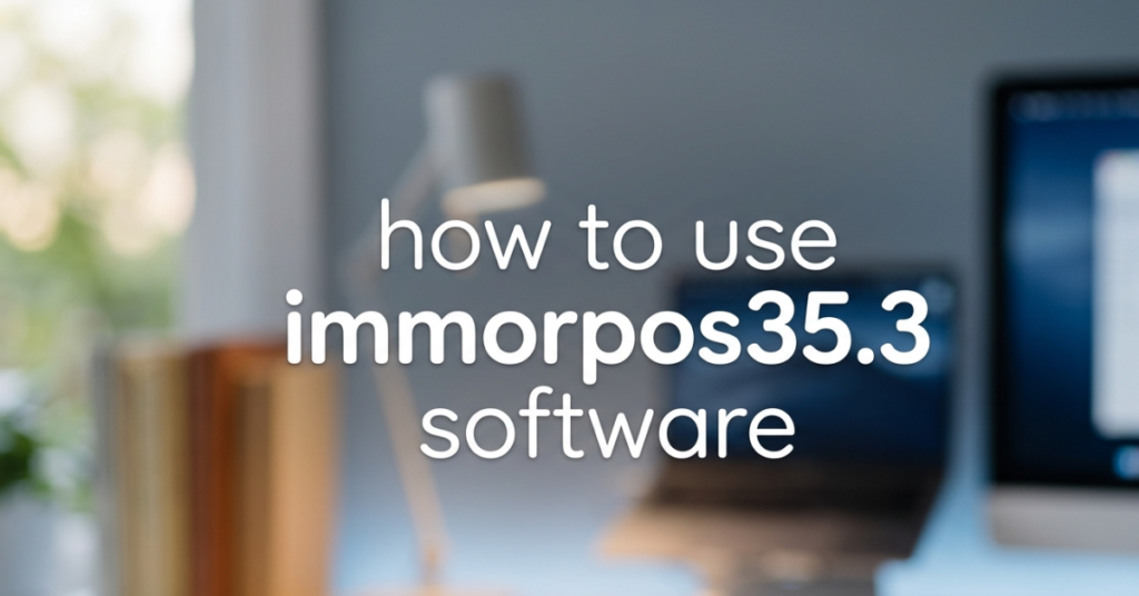 How to Use Immorpos35.3 Software: Complete Beginner’s Guide
