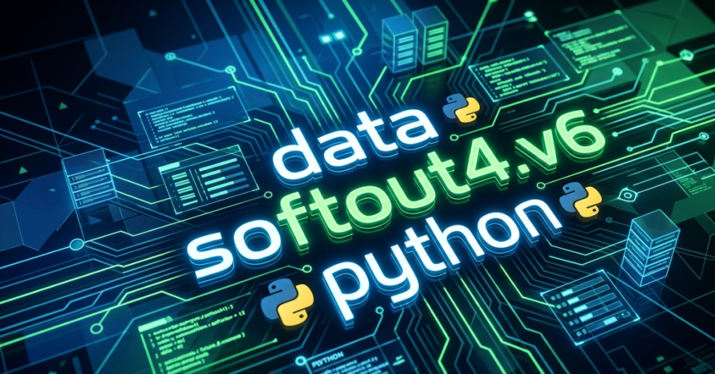 Data Softout4.v6 Python: Errors, Fixes & Guide