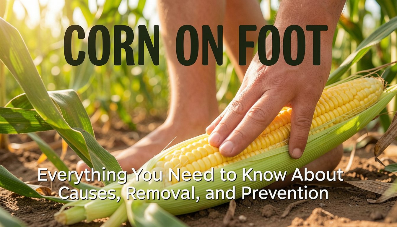 corn on foot